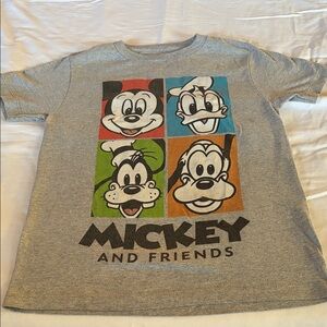 Mickey and Friends Gray Kids T-Shirt